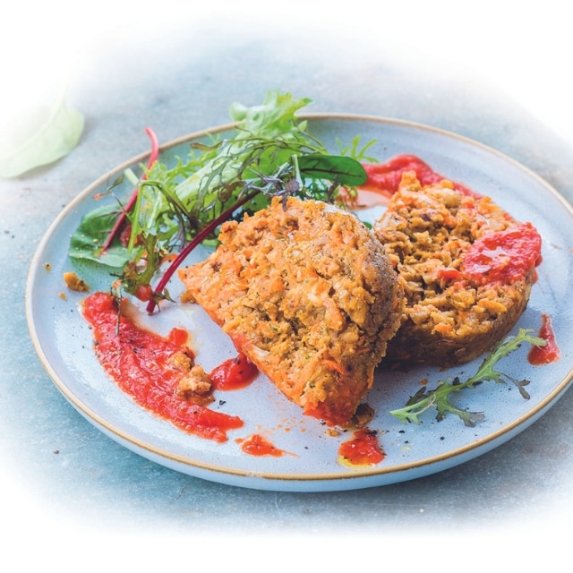 Rôti de lentilles et de noix